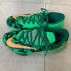 Kd 6 Kevin Durant Easter Camo Green Basketball